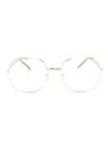 Prada Square Frame Glasses In Gold