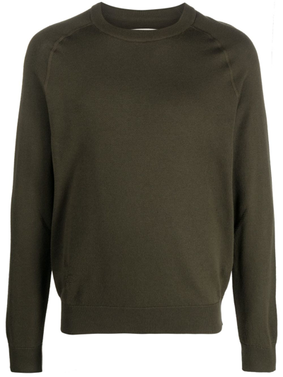 Zadig & Voltaire Thomaso Logo-intarsia Knitted Jumper In Green