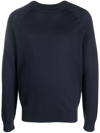 Zadig & Voltaire Thomaso Logo-intarsia Knitted Jumper In Blue