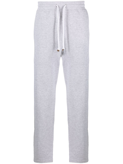 Brunello Cucinelli Drawstring Tapered Track Pants In Grey