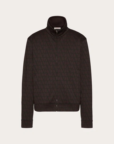 Valentino Toile Iconographe-print Track Jacket In Black