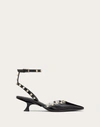 Valentino Rockstud Couture 50mm Leather Pumps In Black