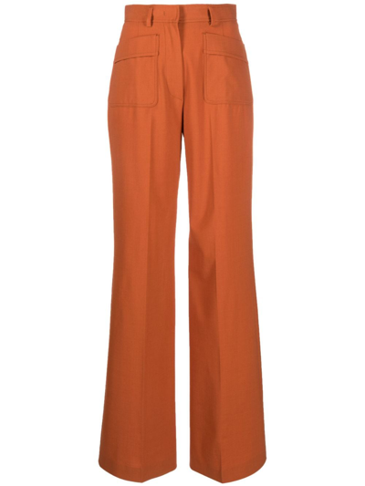Fay Klassische Palazzohose In Orange