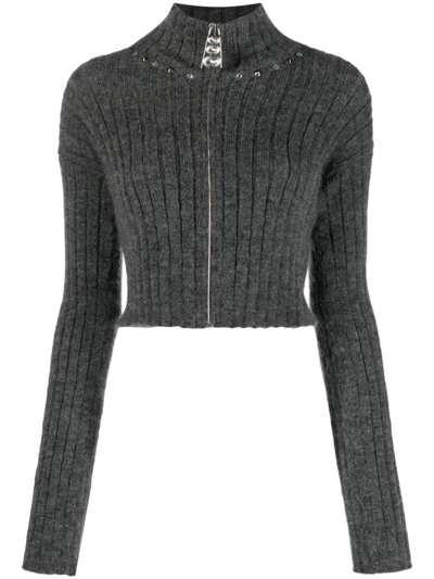 Alessandra Rich Sweaters Grey