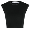 ALEXANDER WANG CROP TOP WITH CRYSTALS