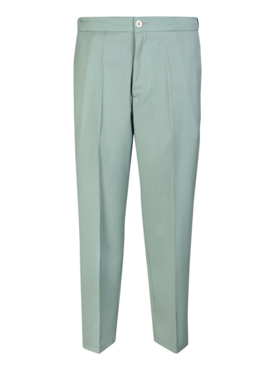 Costumein Aqua Green Straight-leg Trousers