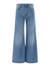 Jacob Cohen Victoria Blue Flared Jeans In 011k