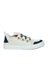 Marcelo Burlon County Of Milan Marcelo Burlon Man Sneakers Beige Size 9 Calfskin In White