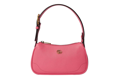Pre-owned Gucci Aphrodite Mini Shoulder Bag Pink