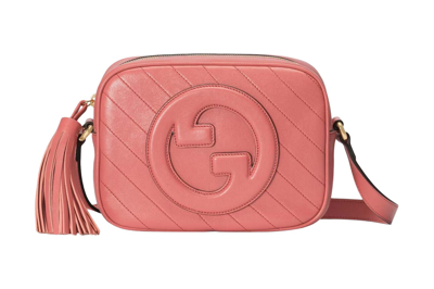Pre-owned Gucci Blondie Small Shoulder Bag Pink