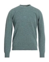 Altea Man Sweater Deep Jade Size L Virgin Wool In Green