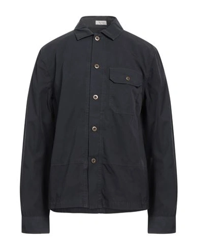 Glanshirt Man Shirt Black Size 16 Cotton