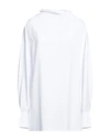 Alpha Studio Woman Blouse White Size 12 Polyester