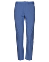 SELECTED HOMME SELECTED HOMME MAN PANTS BLUE SIZE 38 POLYESTER, VISCOSE, ELASTANE