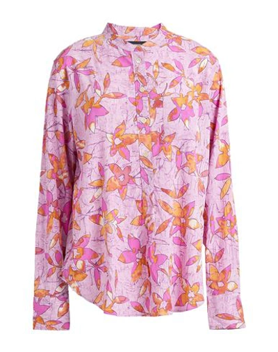 Isabel Marant Woman Shirt Light Pink Size 6 Viscose, Silk, Elastane