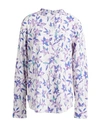 Isabel Marant Woman Shirt Light Grey Size 8 Viscose, Silk, Elastane In White