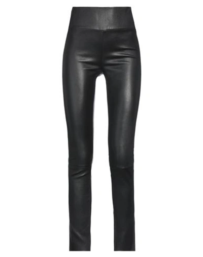 Sprwmn Woman Pants Black Size L Lambskin