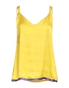Dixie Woman Top Acid Green Size L Viscose In Green