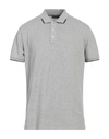 Jacob Cohёn Man Polo Shirt Light Grey Size S Cotton, Elastane