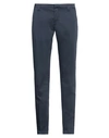 Massimo Brunelli Man Pants Midnight Blue Size 30 Cotton, Elastane