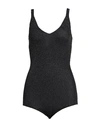 Brunello Cucinelli Woman Bodysuit Black Size M Viscose, Elastane, Brass