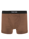 TOM FORD LOGO-WAISTBAND STRETCH-COTTON BOXERS