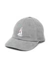 THOM BROWNE LOGO-EMBROIDERED COTTON CAP