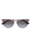 Ray-ban Junior Erika Round-frame Sunglasses In Purple