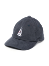 THOM BROWNE LOGO-EMBROIDERED COTTON CAP