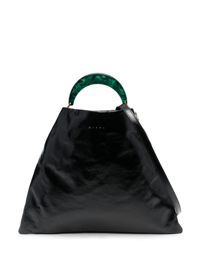 Marni Venice Tote Bag In Black