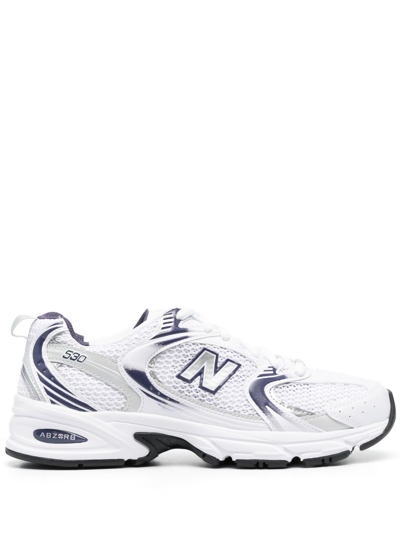 New Balance 530 Logo-patch Sneakers In White