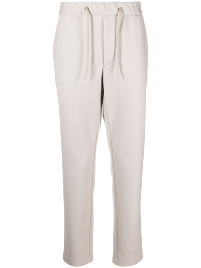 Herno Straight-leg Trousers In Beige
