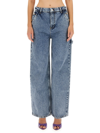 Moschino Jeans Jeans Wide Leg In Blue
