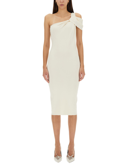 Tom Ford One-shoulder Dress In White