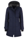 Canada Goose Shelburne Quilted Parka In Navy Blue
