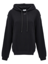 Off-white Embr Stitch Arrow Hoodie In Black