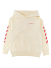 Off-white Felpa Con Cappuccio Classic Arrow Tab In White