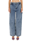 Moschino Jeans Jeans Wide Leg In Blue
