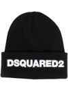 Dsquared2 Beanie With Logo In Black