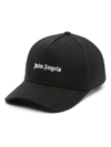 PALM ANGELS LOGO-EMBROIDERED COTTON-CANVAS BASEBALL CAP