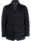 Herno Navy Blue Down Jacket In Blue