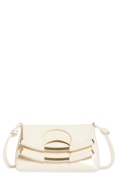 Proenza Schouler Small Bar Leather Crossbody Bag In Ecru