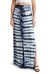 Go Couture Tie Dye Slit Maxi Skirt In Summer Song