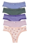 Honeydew Intimates Petra Thong Underwear In Purple Multi