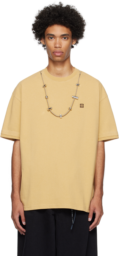 Ambush Yellow Stoppers T-shirt In Coffee