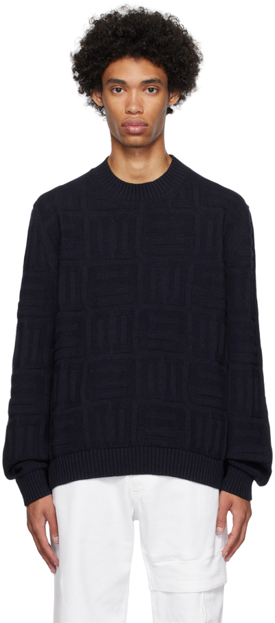 Ambush Navy Monogram Jumper In Salute