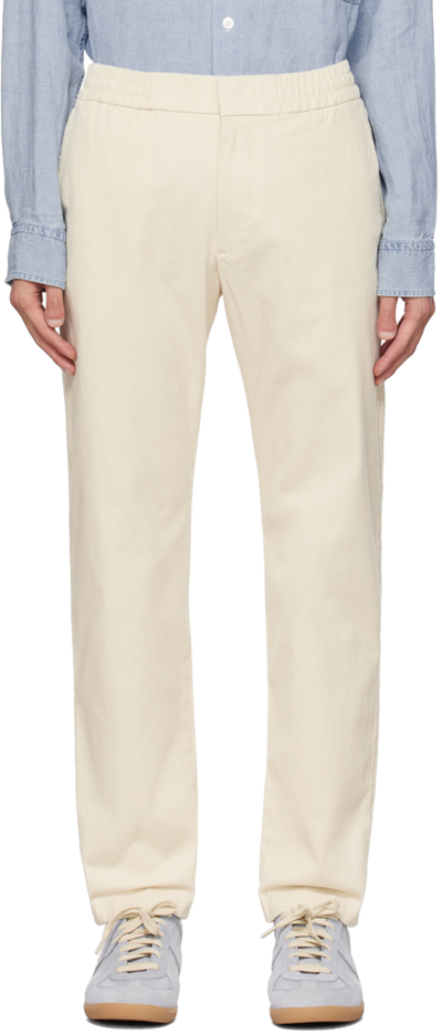 Nn07 Off-white Foss Trousers In Ecru