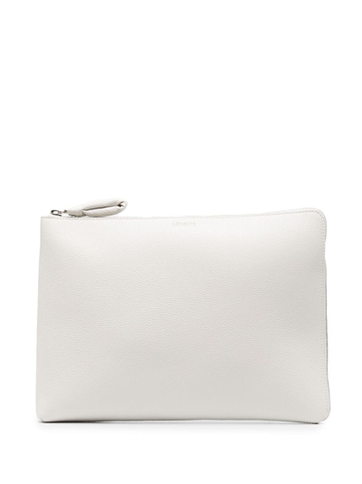 Lemaire Embossed-logo Document Holder In White
