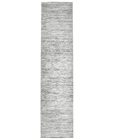 Km Home Closeout!  Davide 1228 2'2" X 7'7" Runner Area Rug In Gray