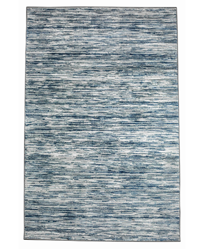 Km Home Closeout!  Davide 1228 5'3" X 7'3" Area Rug In Blue